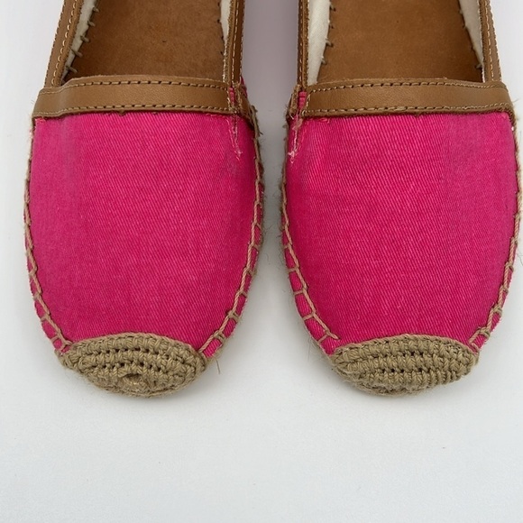 Sperry Top-Sider Danica Salt Washed Canvas Pink Espadrille Flats Slip On size 6M - Picture 8 of 12